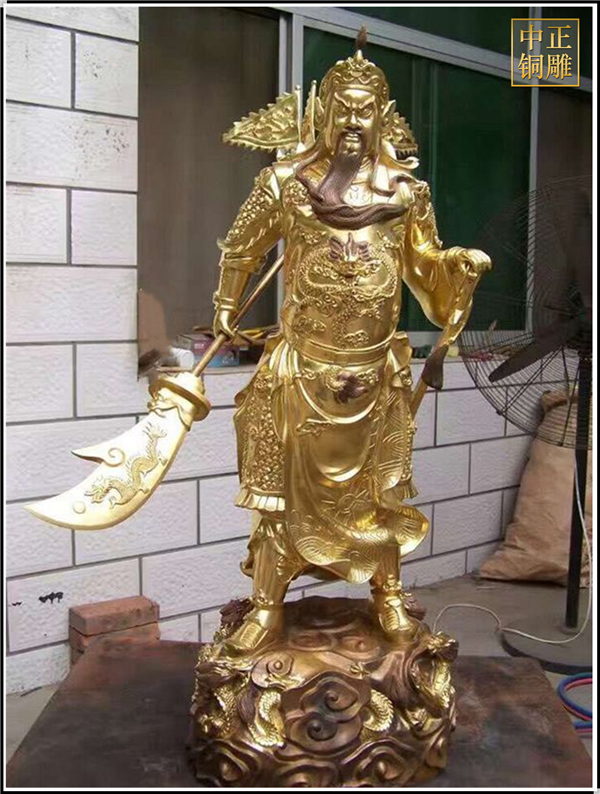 鎏金銅關(guān)公鑄造廠(chǎng)家